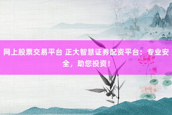 网上股票交易平台 正大智慧证券配资平台:专业安全,助您投资!